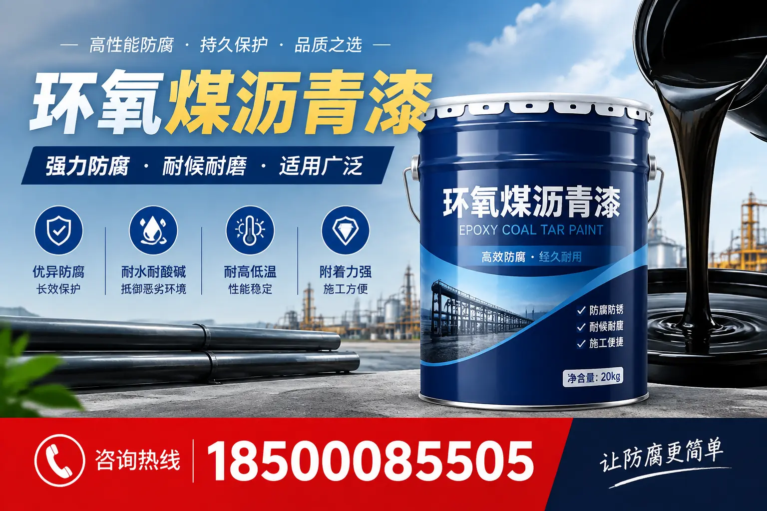 环氧煤沥青漆在不同气候条件下的表现分析，云浮适用性